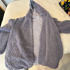 Urban Outfitters Plush Gray Sherpa